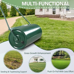 36L Lawn Roller Grass Roller Garden Roller for Smooth and Even Lawn, Durable and Efficient Lawn Care Tool, Perfect for Home and Professional Use - 1 of 4