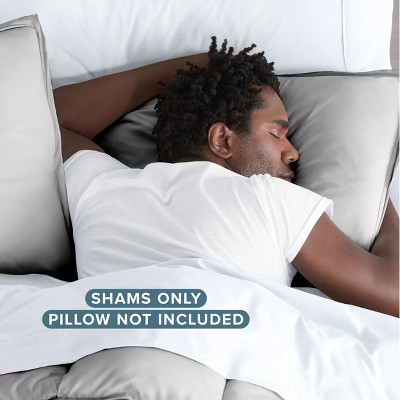 Light Gray Hypoallergenic Polyester Standard Pillow Sham Set