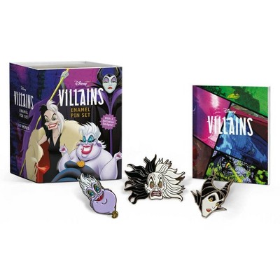 Disney Villains Enamel Pin Set - (Rp Minis) by Mary Strong (Paperback)