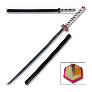 Edgework Imports Demon Slayer Giyu Tomioka 41 Inch Foam Replica Samurai Sword - 1 of 2