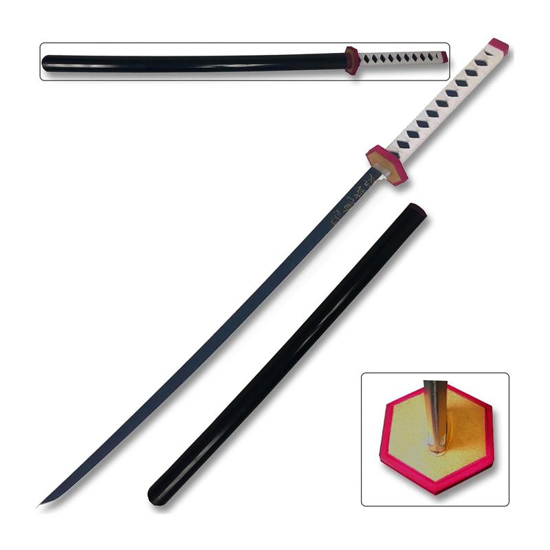 Edgework Imports Demon Slayer Giyu Tomioka 41 Inch Foam Replica Samurai Sword, 1 of 3