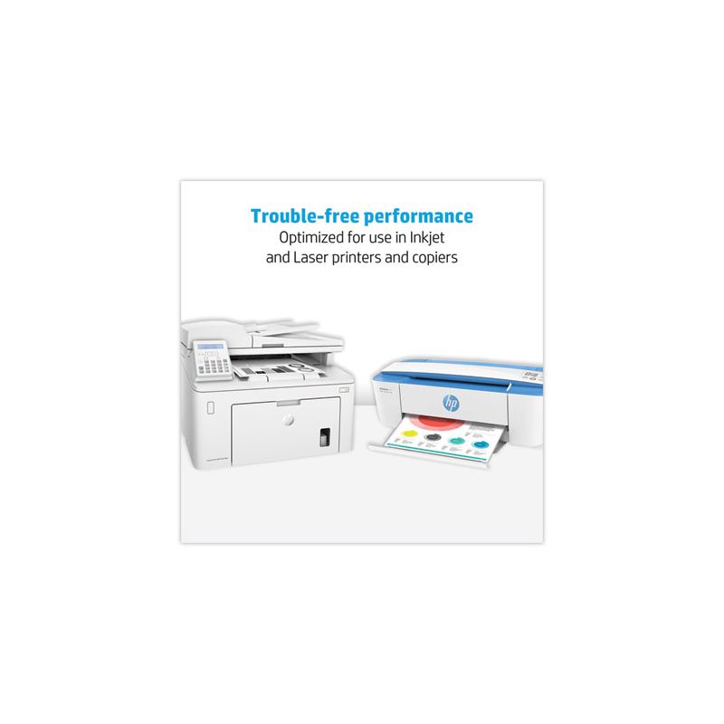 HP Papers CopyandPrint20 Paper, 92 Bright, 20 lb Bond Weight, 8.5 x 11, White, 400 Sheets/Ream, 6 Reams/Carton, 4 of 7