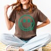 Simply Sage Market S.W.Smiley Smiley Face Outline Puff Print Garment Dyed Tee - 2 of 4