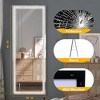 Floor Mirror, with LED Adjustable Light, Aluminum Alloy  Arched  Full Body Mirror, for Home Office Clothing Store, 63"X 20" - 2 of 4