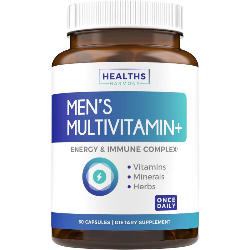 Men's Multivitamin Plus Capsules, Health's Harmony, 60ct, 1 of 4