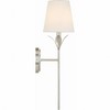 Crystorama Lighting Broche 1 - Light Sconce in  Antique Silver - 3 of 4