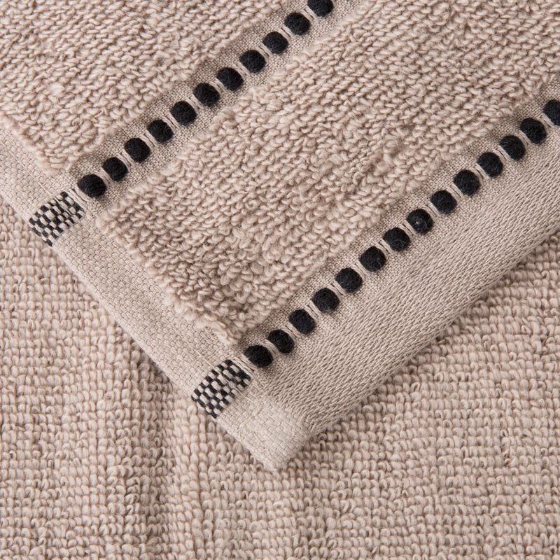 6 Pc Set Luxury Cotton Towel Quick Dry, Zero Twist Bath Hand Towels Clothes, 3 of 6