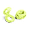 The Original Stretchlace Shoelace Knot Clips – Neon Green Shoe Lace Bow Holder Accessory (3 Pair) - 2 of 4