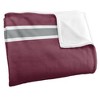 University Of Arkansas At Little Rock Primary Logo Stripes Silky 50x60 Blanket, 1 Sided - 3 of 4