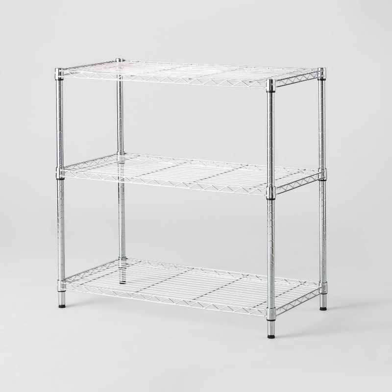 3 Tier Wide Wire Shelving - Brightroom™, 1 of 10
