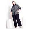 Avenue Women's Plus Size Presley Print Shirt - image 3 of 4