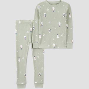 Carter's Just One You® Toddler 2pc Christmas Long Sleeve Cotton Pajama Set - 1 of 4