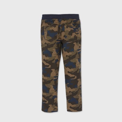 boys husky camo pants