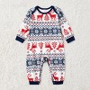 PATPAT Family Christmas Pjs Matching Sets Reindeer and Snowflake Patterned Sleepwear Xmas PJS Set for Couples and Kids - image 2 of 4