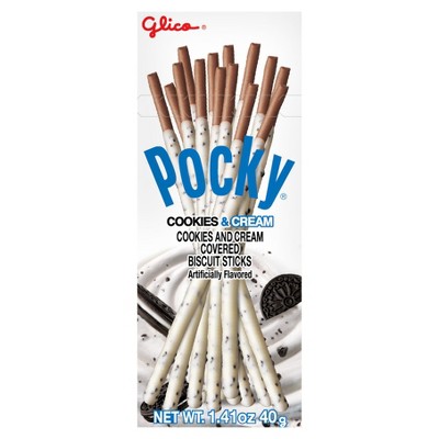 Glico Pocky Cookies & Cream Covered Biscuit Sticks 1.41oz