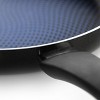 Gibson Home Piletti 10 Inch Aluminum Frying Pan in Black and Blue - 3 of 4