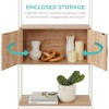 Best Choice Products Storage Bookshelf for Living Room, Walkway w/ Enclosed Cabinet, Elevated Design - 2 of 4