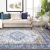 Area Rug Machine Washable Soft Non Shedding Non Slip Floor Carpet Boho Vintage Floral Throw Rug for Bed Room Dining - 3 of 4