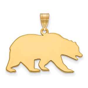Black Bow Jewelry 14k Yellow Gold California Berkeley Golden Bears NCAA Large Pendant - 1 of 3