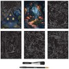 Brea Reese: Scratch Art Paper Pad - Magical Forest - 6 Designs, DIY Adult Craft - 3 of 4