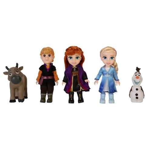 Disney Frozen Anna Small Doll in Travel Look, Posable with