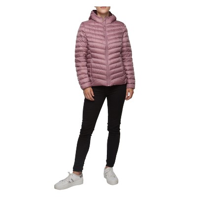 Rokka&Rolla Women's Ultra-Light Real Down Packable Puffer Jacket-Nostalgia Rose, size XX Large — фото 3