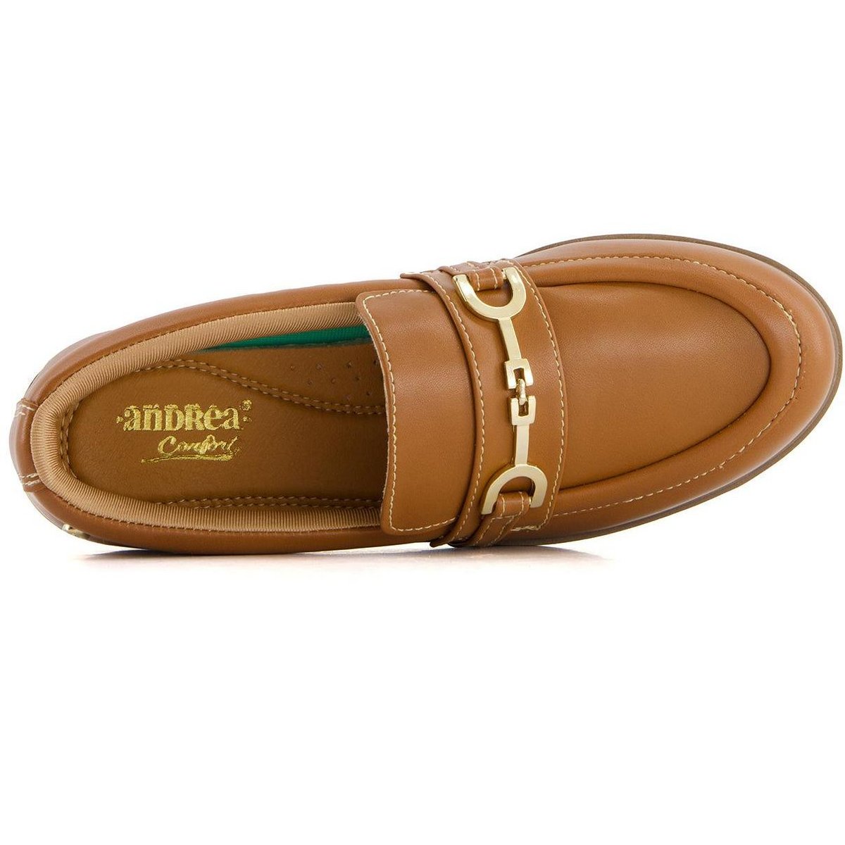 Женские туфли Andrea Women's Superior Comfort Classic Loafers 65302 Brown 8 — фото 6