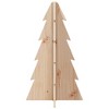 Aghana Digitals 69.5cm Solid Pine Wooden Christmas Tree - Rustic DIY Decor for Home/Office, Indoor - 3 of 4