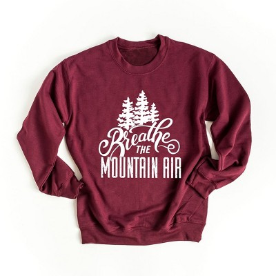 Simply Sage Market Women's Graphic Sweatshirt Breathe The Mountain Air