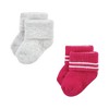 Hudson Baby Infant Girl Grow With Me Socks 12pk, Bird, 0-24 Months - 4 of 4