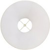 Imperial Shade Creme Large Bell Lamp Shade 7" Top x 20" Bottom x 13.75" Slant x 12.25" High (Spider) Replacement with Harp and Finial - 3 of 4