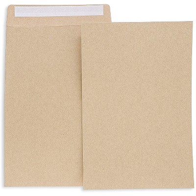 Juvale 120-Pack 6 x 9 inch Self Seal Kraft Catalog Envelopes Mailing Envelope Brown Mailer