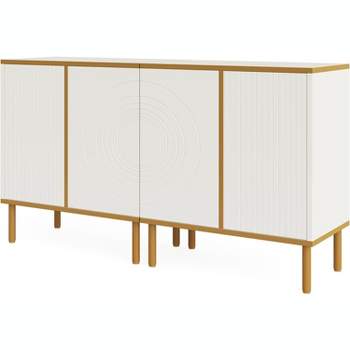 Tribesigns Modern 55 inches Sideboard Buffet Cabinet