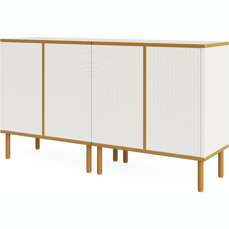 Tribesigns Modern 55 inches Sideboard Buffet Cabinet, 1 of 7