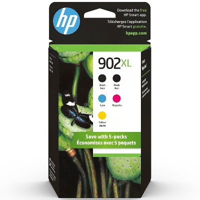 HP 902XL Black/Cyan/Magenta/Yellow Ink 6ZA01AN#140