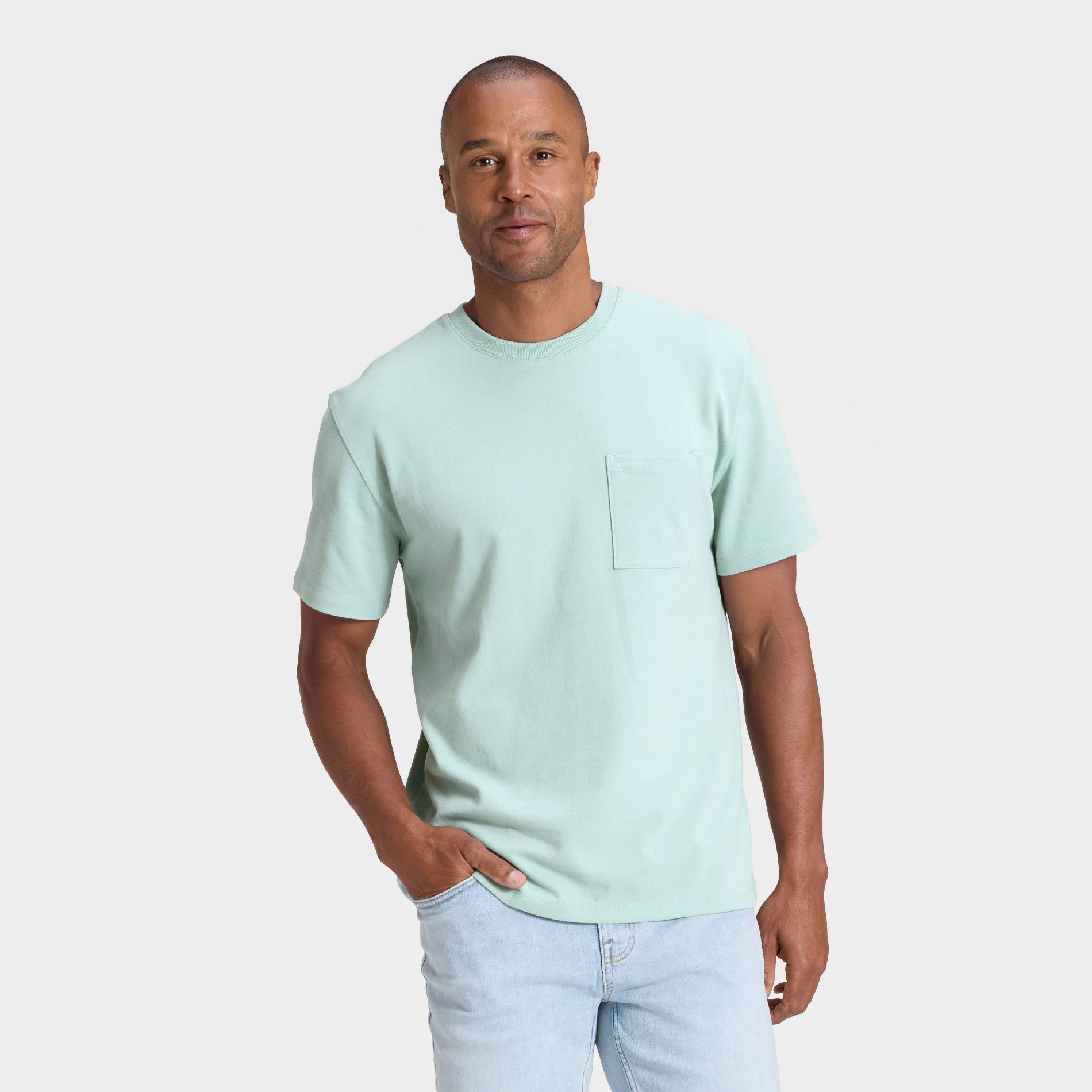 Men's Vintage Short Sleeve Pocket T-Shirt - Goodfellow & Co™