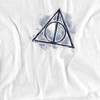 Harry Potter Painted Deathly Hollows Symbol Women's Loose T-Shirt - 2 of 4