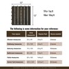 Racxily Acacia Wood Interlocking Deck Tiles Checker Pattern, 12" x 12" Square Dark Brown Acacia Hardwood Outdoor Flooring for Patio, Bancony - 3 of 4