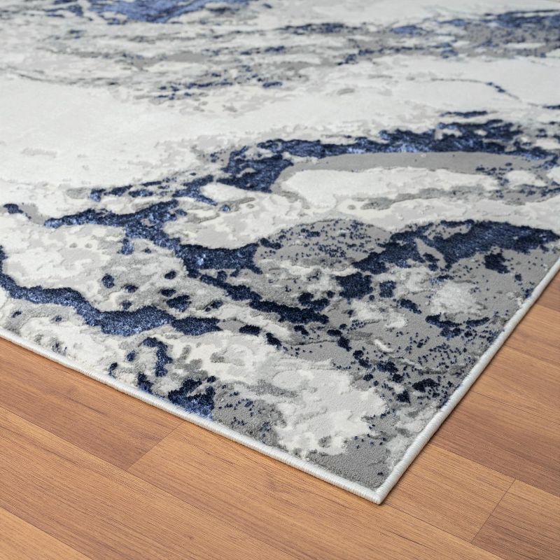 Luxe Weavers Abstract Marble Area Rug, 5 of 14