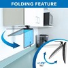 Mount-It! Kitchen Under Cabinet Mount TV Ceiling Mount Folding Bracket, 90 Degree Tilt, Fold Down, Swivel for 13 to 23 inch LCD, TV, LED, Monitor - 4 of 4