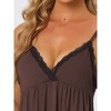 cheibear Womens Sleepwear Modal V-Neck Camisole with Capri Pants Pajama Set - 4 of 4