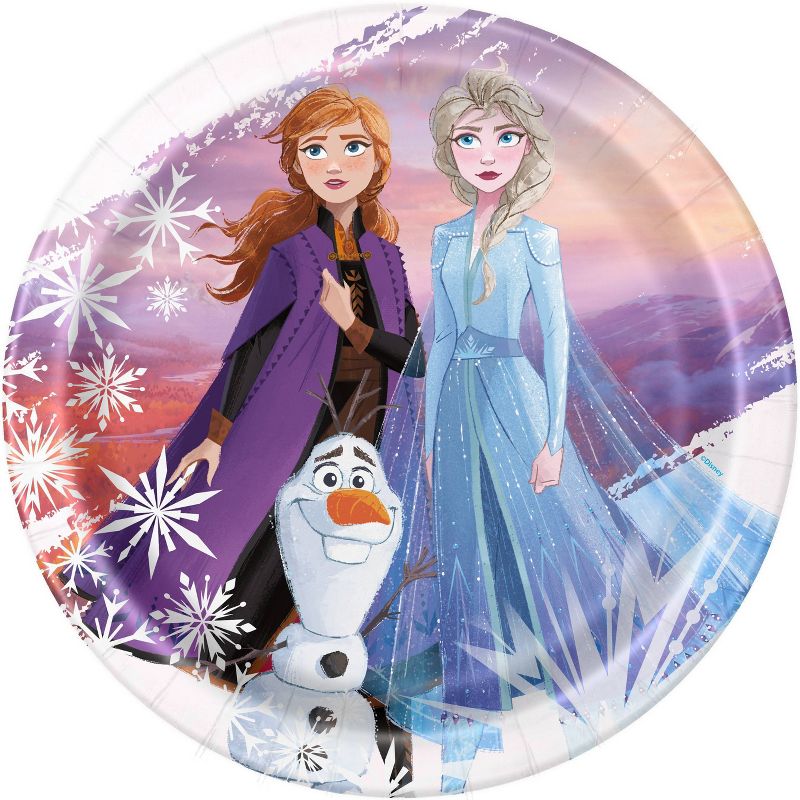 Frozen 2 9&#34; 8ct Party Paper Plates, 1 of 4