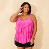 Women's High Waist Swim Shorts - Shade & Shore™ Black - 3 of 4