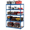5 Tier Garage Storage Shelves, 2500LBS Capacity Metal Shelving Unit for Garage, Industrial, Warehouse, Kitchen, Closet, , Blue - 2 of 4