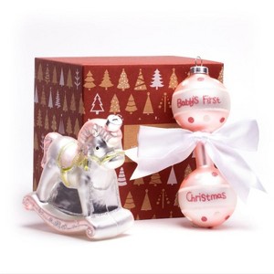 Every Day is Christmas Glass Blown Ornaments Cute Hand Made Figurines Tree Decoration - 1 of 4