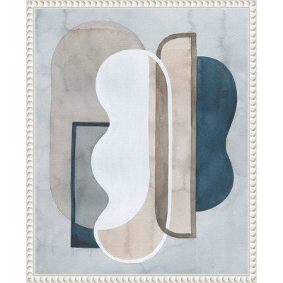 Amanti Art 16"x20" Shapes and Shadows II by Grace Popp Framed Canvas Wall Art Print