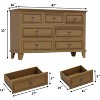 GAOMON Dresser for Bedroom, 7 Drawer Dresser, Wooden Chest of Drawers with Deep Drawers, 47" Long Dressers TV Stand - 3 of 4
