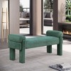 Meridian Furniture,Stefano Polyester Fabric Bench - 2 of 4