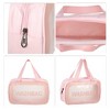 Unique Bargains Portable Double-Hand Carry Makeup Bag 1 Pc - 3 of 4