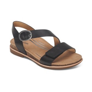 Aetrex Tamara Asymmetrical Quarter Strap Sandal - 1 of 4